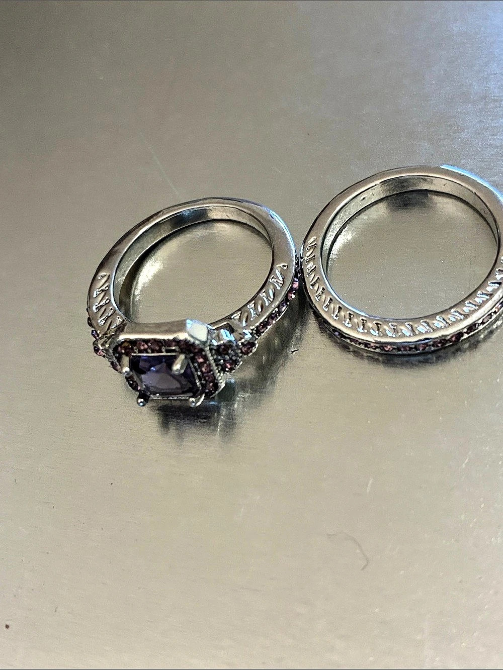 Silver-Tone Statement Rings - Picture 2 of 2